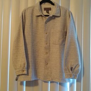 Men's vintage No Fear button down shirt / light jacket
